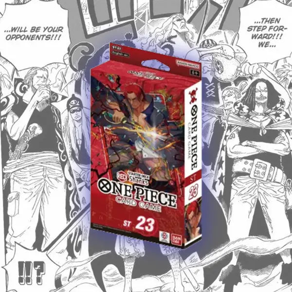 foto del starter deck número 23 rojo de shanks